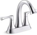 Two Handle Centerset Bathroom Sink Faucet in Polished Chrome