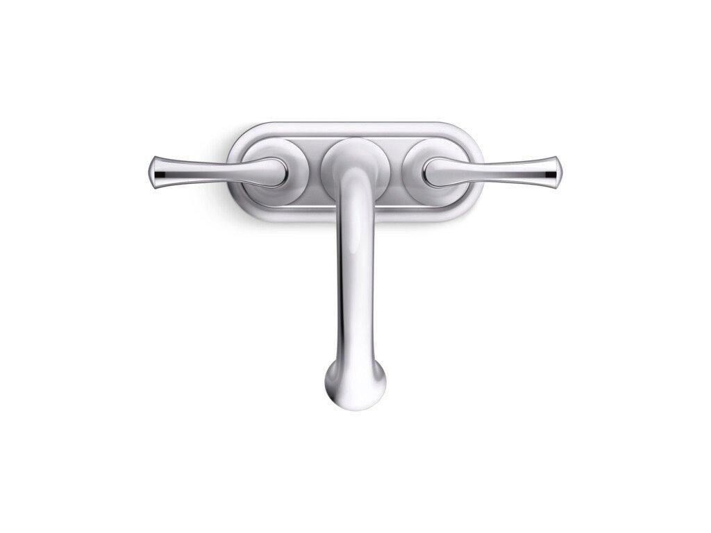 KOHLER Polished Chrome Two Handle Centerset Bathroom Sink Faucet 