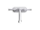 KOHLER Polished Chrome Two Handle Centerset Bathroom Sink Faucet 