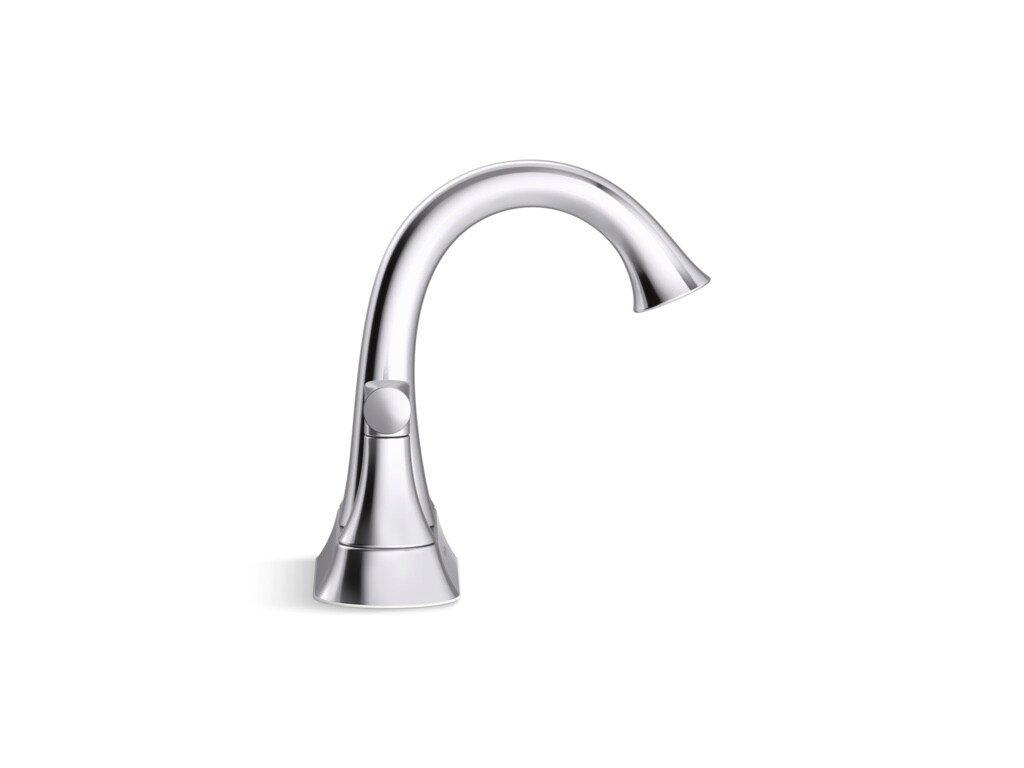 KOHLER Polished Chrome Two Handle Centerset Bathroom Sink Faucet 