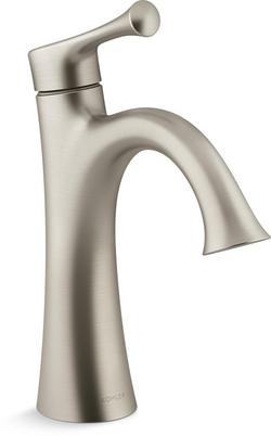Single Handle Monoblock Bathroom Sink Faucet in Vibrant&reg; Brushed Nickel