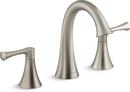 Two Handle Widespread Bathroom Sink Faucet in Vibrant® Brushed Nickel