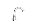 KOHLER Polished Chrome Two Handle Widespread Bathroom Sink Faucet 