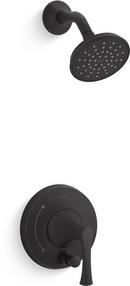 Rite-Temp® Single Handle Shower Faucet in Matte Black (Trim Only)