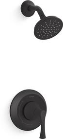 Rite-Temp® Single Handle Shower Faucet in Matte Black (Trim Only)