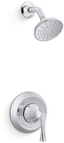 Single Handle Diverter Shower Trim Kit in Polished Chrome