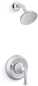 KOHLER Polished Chrome Rite-Temp&reg; Single Handle Diverter Shower Trim Kit 