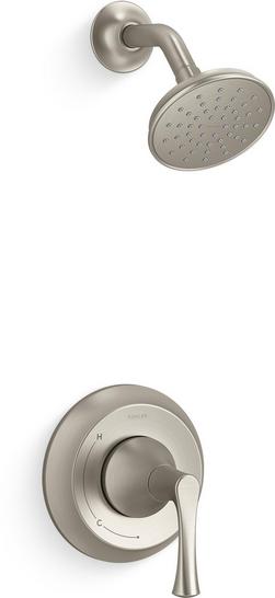 One Handle Single Function Shower Faucet in Vibrant&reg; Brushed Nickel (Trim Only)