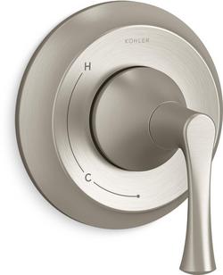 Rite-Temp&reg; Single Handle Valve Trim in Vibrant&reg; Brushed Nickel