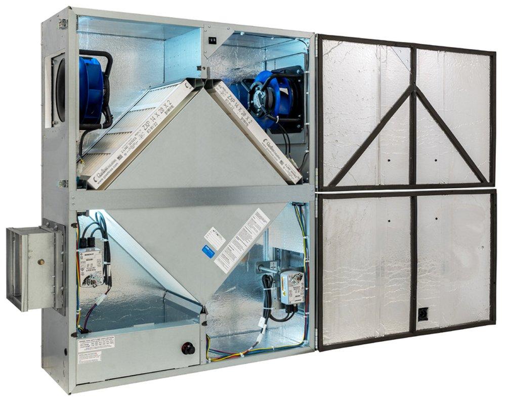 ERV W/ EC MTR INDR UNIT 488 CFM 