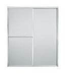 Sterling Silver 70 x 59 in. Framed Sliding Door 