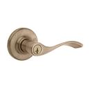 Baoa Keyed Entry Lever with SmartKey Security in Antique Brass