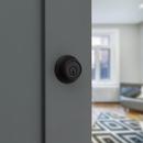 660 Deadbolt Keyed One Side in Matte Black 