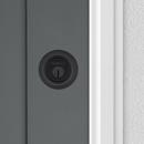 660 Deadbolt Keyed One Side in Matte Black 