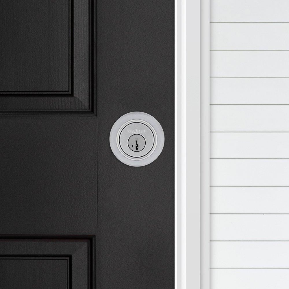 665 Deadbolt Keyed Both Sides with SmartKey Security in Satin Chrome 