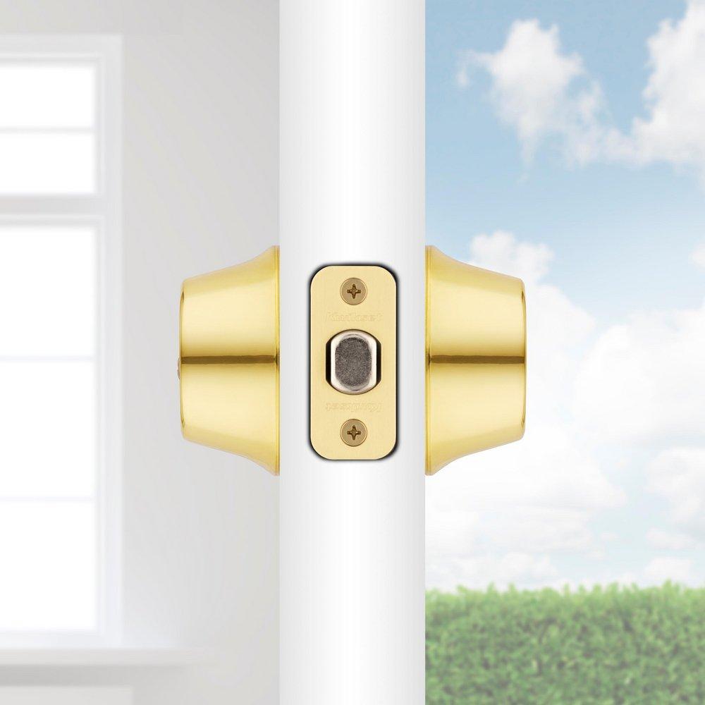 665 Deadbolt  Keyed Both Sides  with SmartKey Security in Polished Brass 