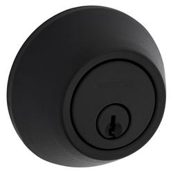 Single Cylinder Deadbolt in Matte Black