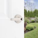Winston Keyed Entry Lever in Satin Nickel 