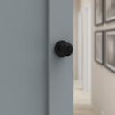 Keyed Entry Knob with SmartKey Security in Matte Black 