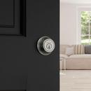 Deadbolt Keyed One Side with SmartKey Security in Satin Nickel 