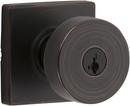 Pismo Keyed Entry Knob with SmartKey Security in Venetian Bronze 