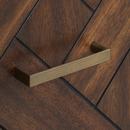 30 PATZI WALL-MOUNT VANITY - CHOCOLATE BARK BROWN - VANITY CABINET ONLY 