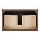 30 PATZI WALL-MOUNT VANITY - CHOCOLATE BARK BROWN - VANITY CABINET ONLY 