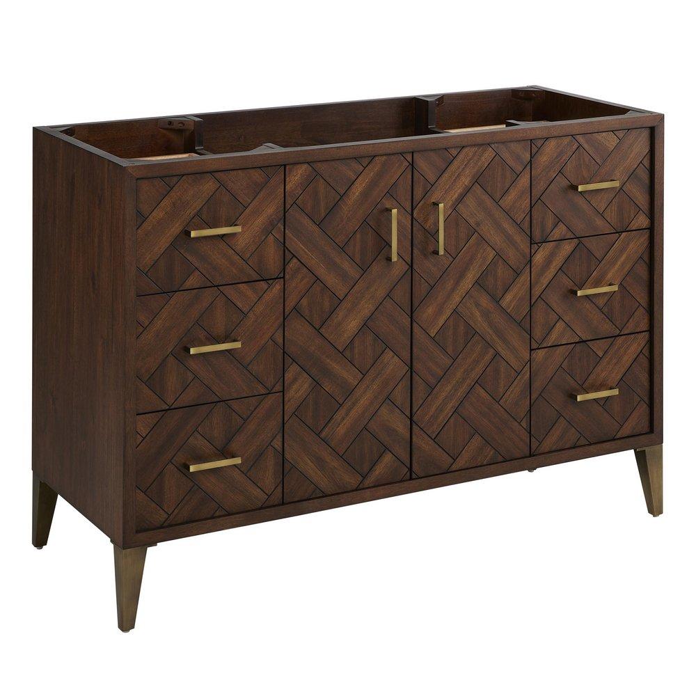48 PATZI VANITY - CHOCOLATE BARK BROWN - VANITY CABINET ONLY 