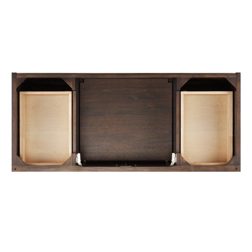 48 PATZI VANITY - CHOCOLATE BARK BROWN - VANITY CABINET ONLY 