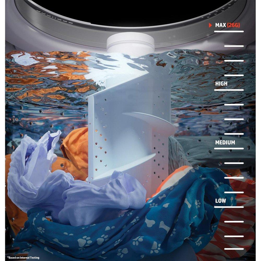 27 in. 4.0 cu. ft. Top Load Washer with Water Level Control in White 