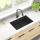 ELKAY QUARTZ CLASSIC 29-1/2 X 18-3/4 X 9-1/2 SINGLE BOWL UNDERMOUNT SINK MATTE BLACK 