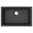 ELKAY QUARTZ CLASSIC 29-1/2 X 18-3/4 X 9-1/2 SINGLE BOWL UNDERMOUNT SINK MATTE BLACK 