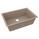 33 in. Undermount Quartz Single Bowl Kitchen Sink in Sand
