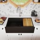 Elkay Obsidian 35-7/8 x 21-9/16 in. Composite Single Bowl Farmhouse Kitchen Sink 
