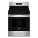 Whirlpool Stainless Steel "30 in. 4-Burner Gas Freeestanding Range with No Preheat Mode" 