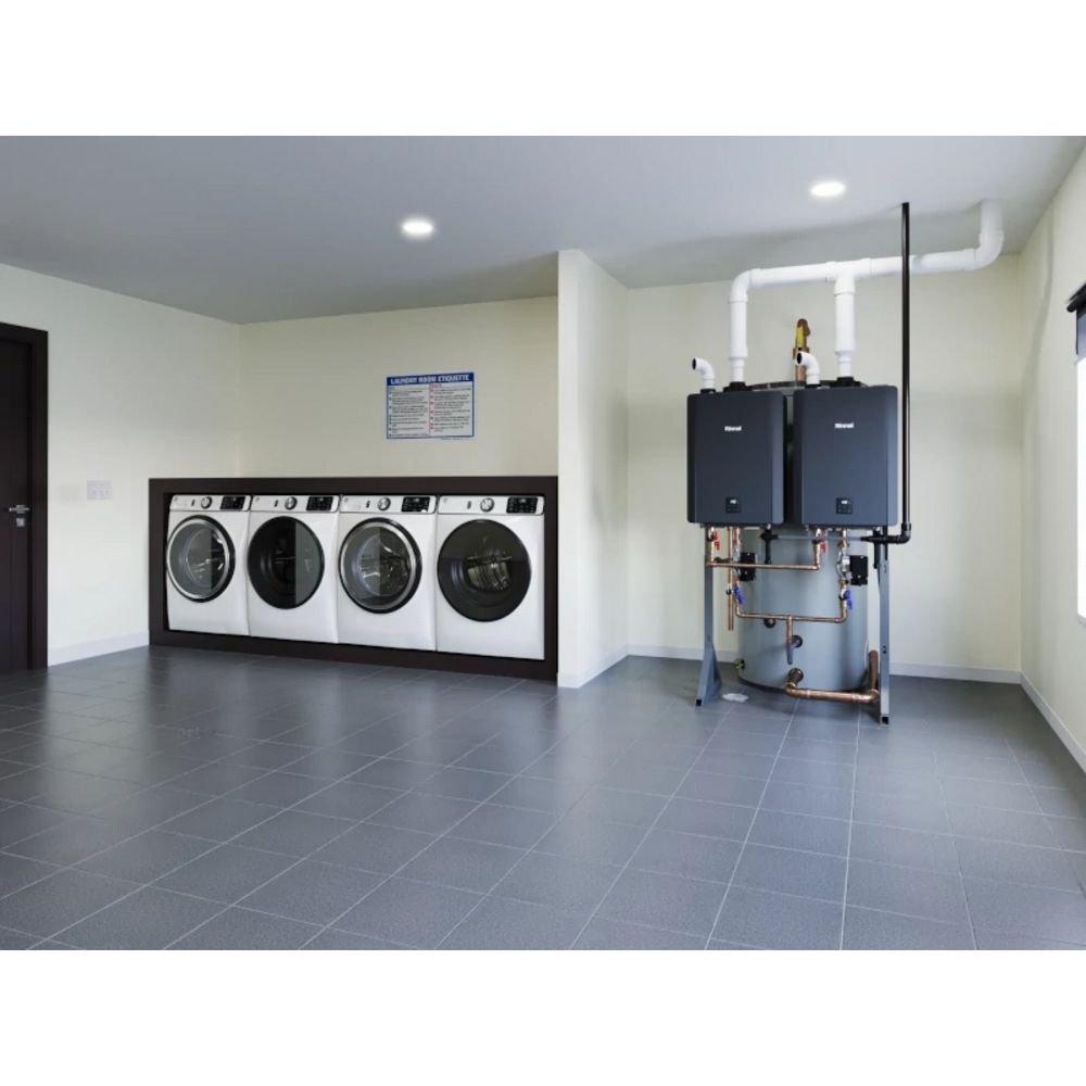 Rinnai 119 gal. Commercial Hybrid Water Heater 