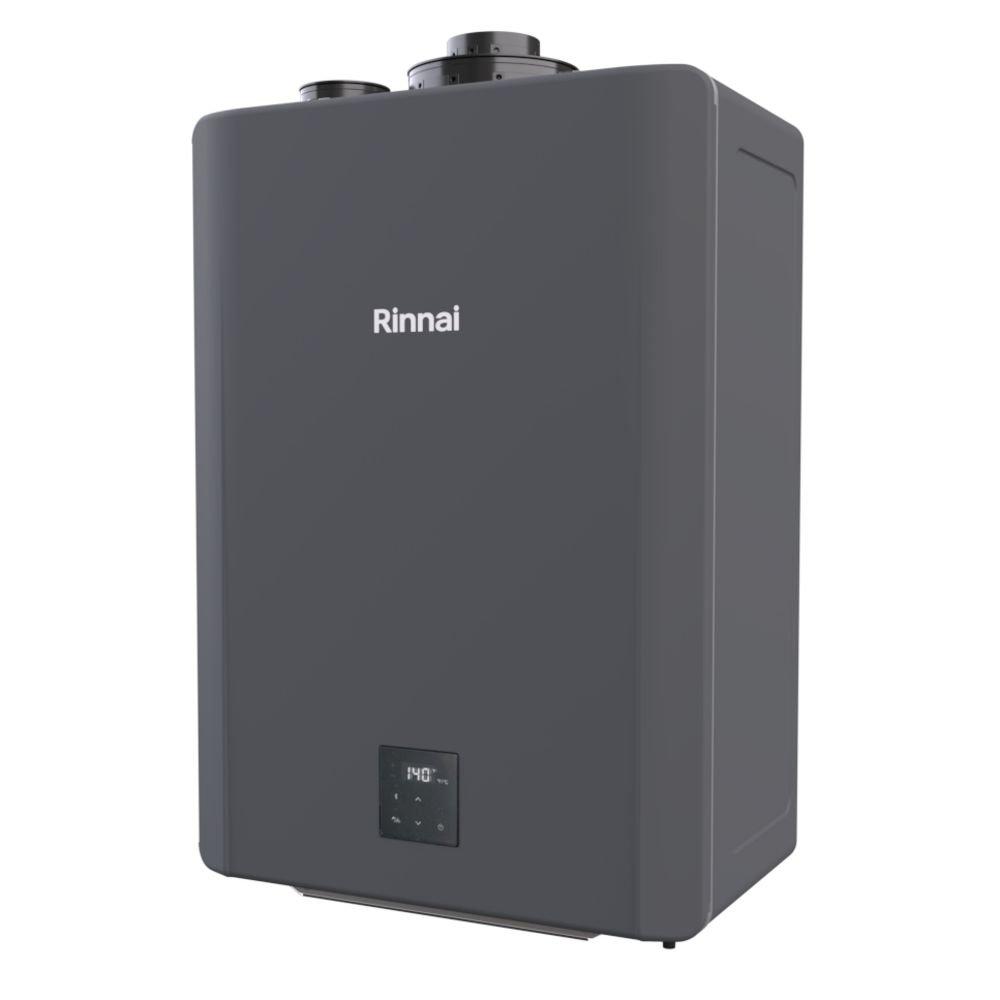 Rinnai 160 MBH Smart Condensing Natural Gas/Propane Tankless Water Heater with Pump 