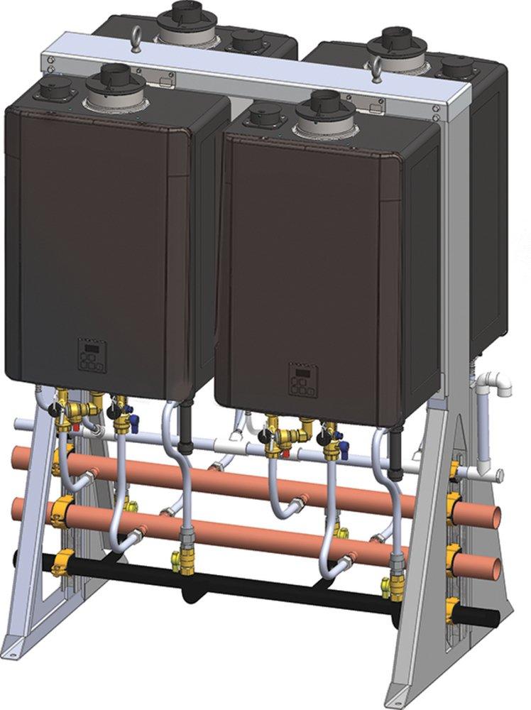4 UNIT FREE STANDING RACK 