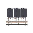 Interior Wall Mount 3-Unit Tankless Water Heater System 