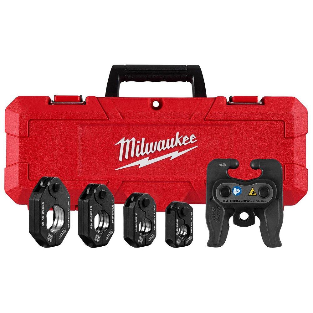 1/2" - 1-1/4" CTS-V PIVOTING PRESS RING KIT FOR M12 FORCE LOGIC PRESS TOOL 