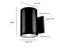 Millennium Lighting Powder Coated Black 60 W Outdoor Wall Sconce in Powder Coat Black 
