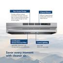24 in. Non-Ducted Under Cabinet Range Hood in Stainless Steel 
