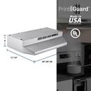 30 in. Non-Ducted Under Cabinet Range Hood in Stainless Steel 
