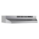 36 in. Ductless Under Cabinet Range Hood in Stainless Finish