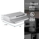 30 in. Non-Ducted Under Cabinet Range Hood in Stainless Steel 