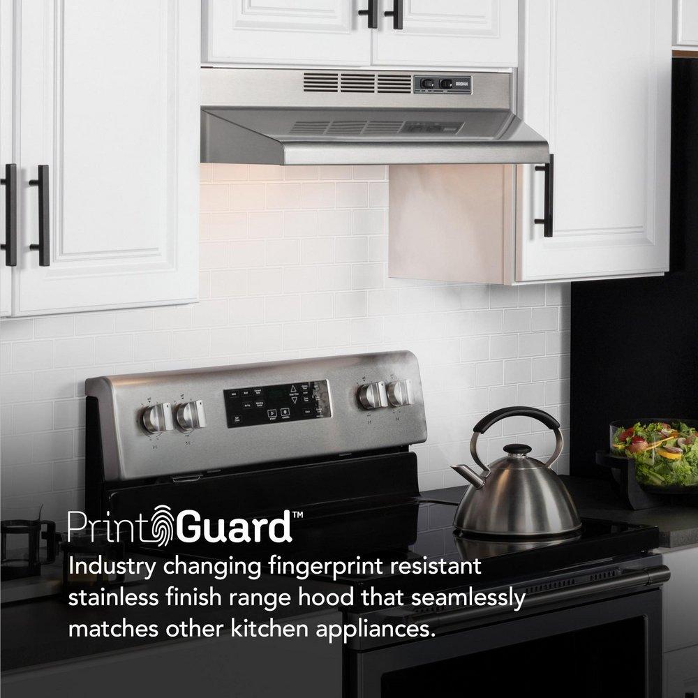 Broan-NuTone Stainless 36 in. Convertible Under Cabinet Range Hood 