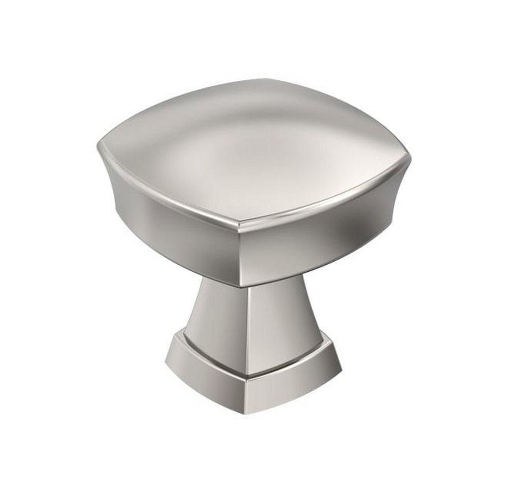 STATURE 1-1/4 INCH 32MM DIAMETER POLISHED NICKEL CABINET KNOB 