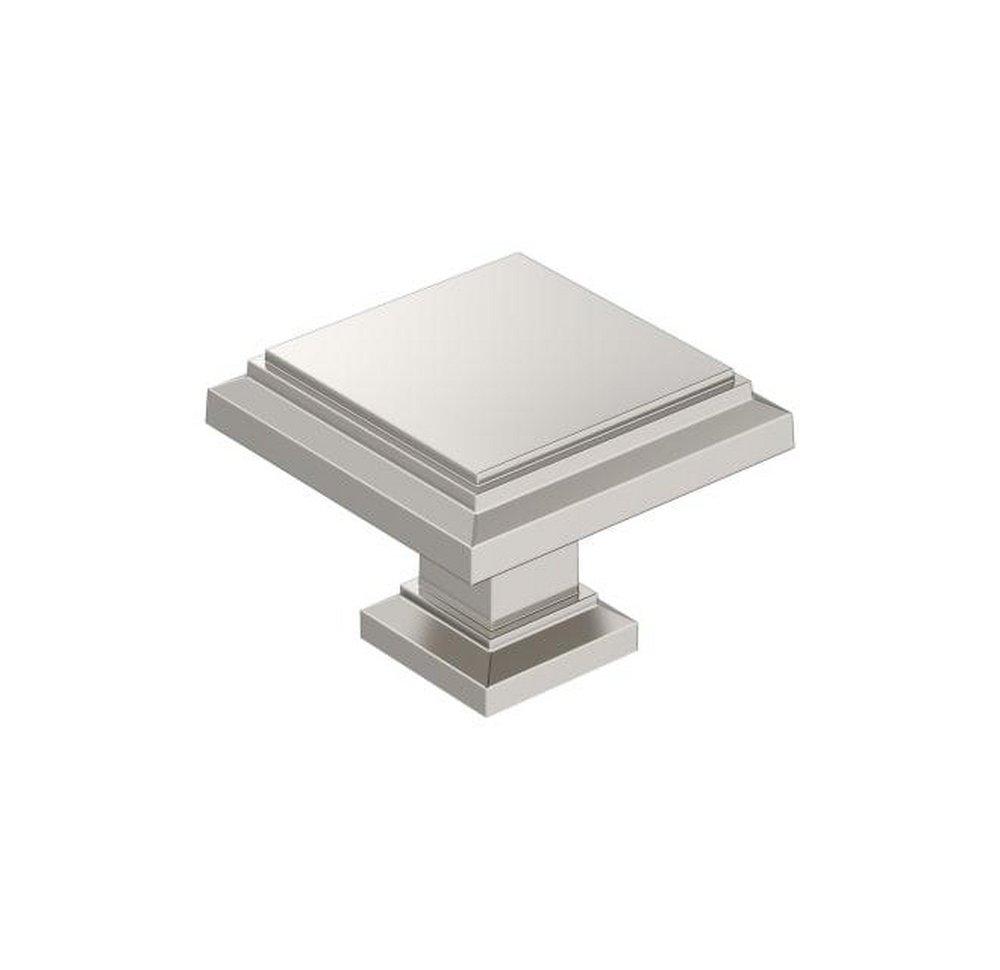 Amerock Polished Nickel 1-1/4 in. Square Knob 