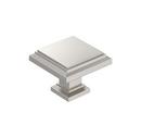 Amerock Polished Nickel 1-1/4 in. Square Knob 