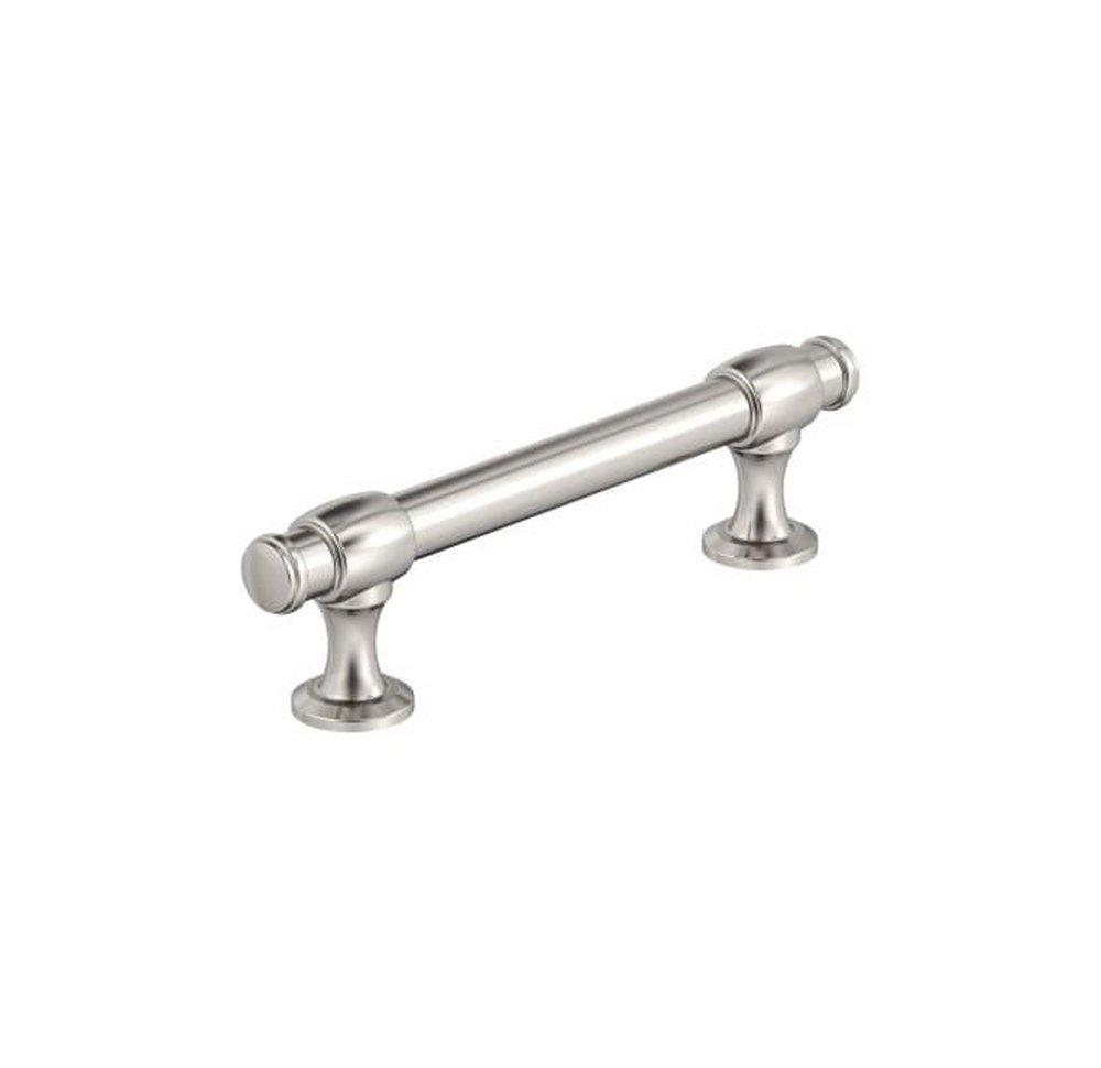WINSOME 3-3/4 INCH 96MM CENTER-TO-CENTER POLISHED NICKEL CABINET PULL 